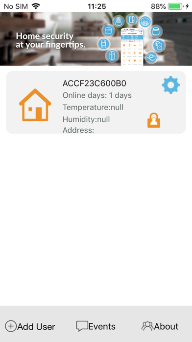 iCare Alarm Screenshot