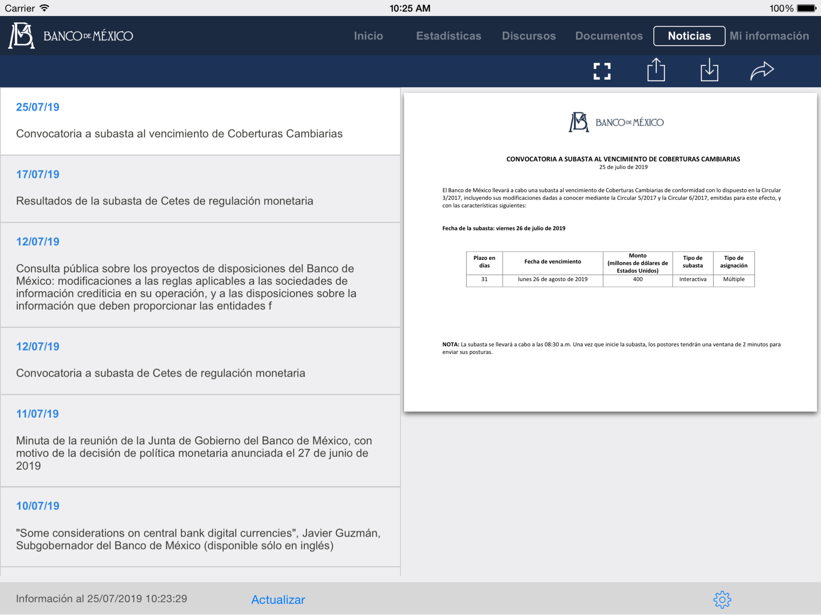 Banxico al día screenshot 5