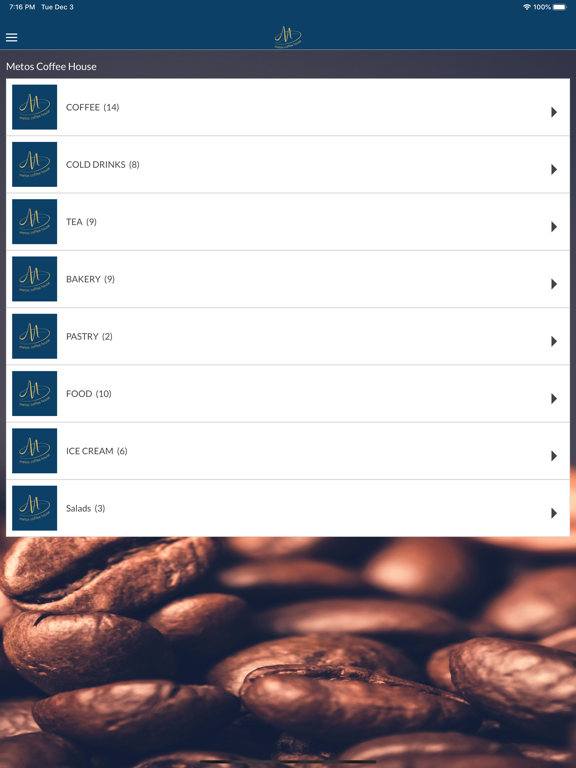 Screenshot #6 pour Metos Coffee House