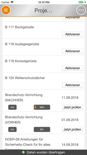 Bau-Checklisten screenshot 2