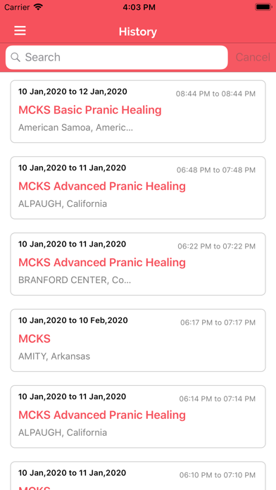 Pranic Healing USA Trainers iPhone screenshot 5 - Shopping app