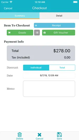 TapPOS Inventory Sale Manager screenshot 2