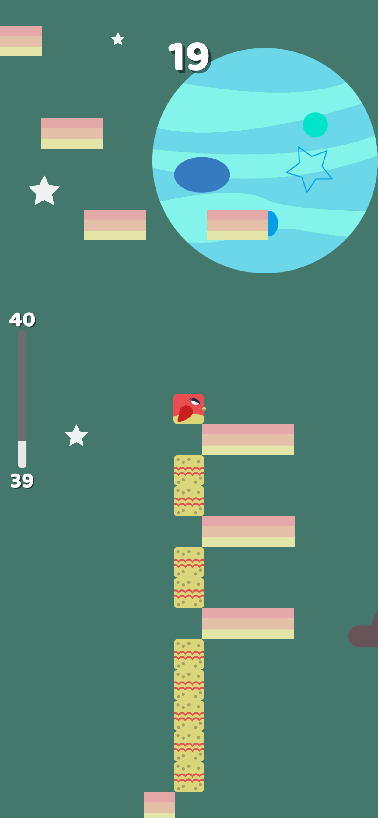 Square Bird Goes Up