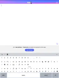 Text Designer Keyboard ipad bilder 2