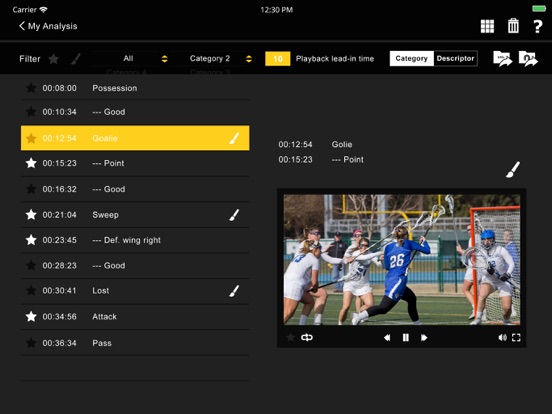 Tag&view iPad screenshot 7 - Sports app