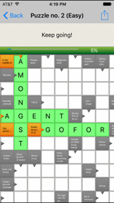 Crosswords Mobile screenshot