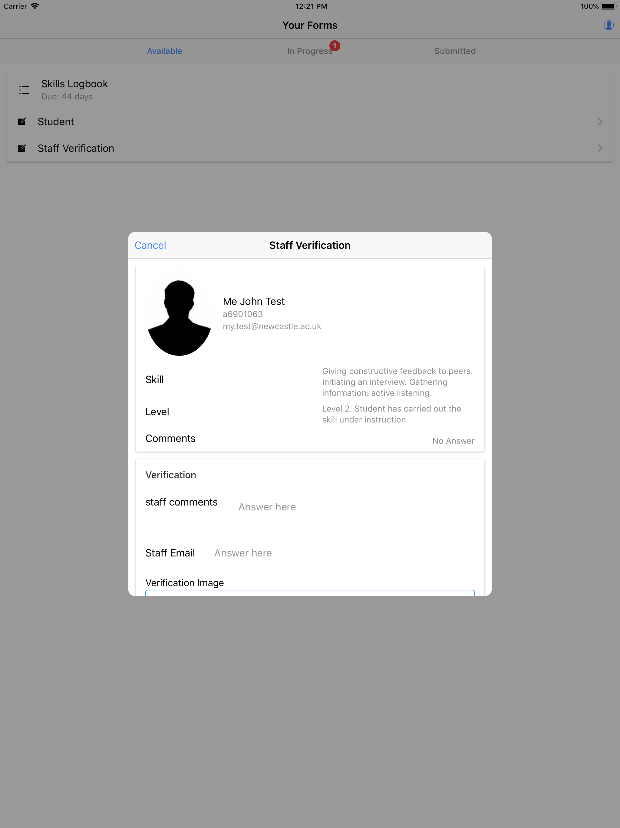 MLE Forms