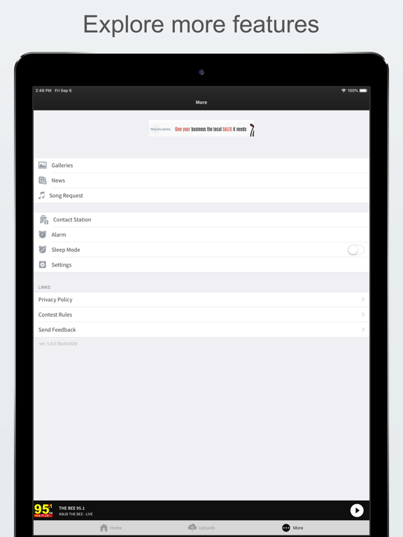 KWJB THE BEE 95.1 iPad screenshot 4 - Music app