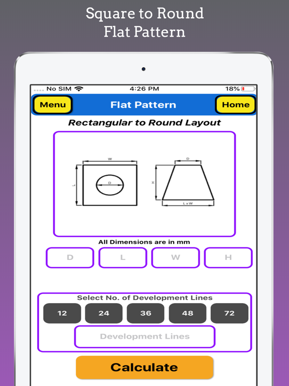 Flat Pattern iPad screenshot