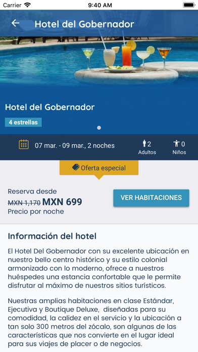 Screenshot #3 pour Hoteles Yucatán
