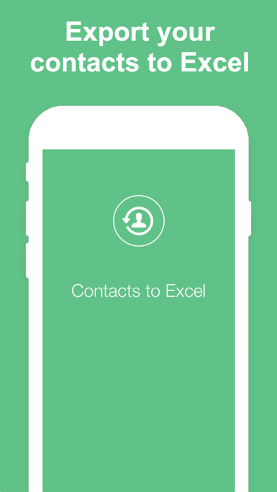 Export Contacts to Excel Screenshot