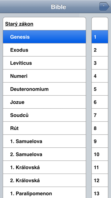 Čtení Bible Screenshot