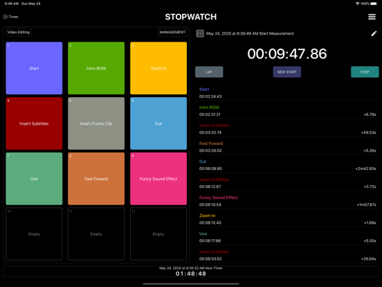 StopWatchA - Stopwatch For Pro