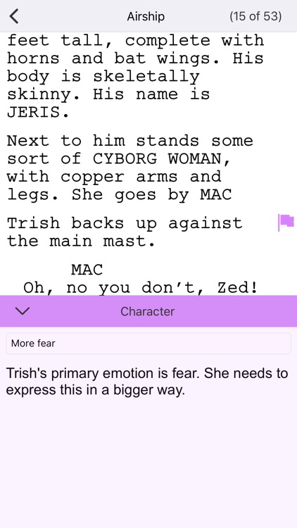 Final Draft Mobile screenshot-3