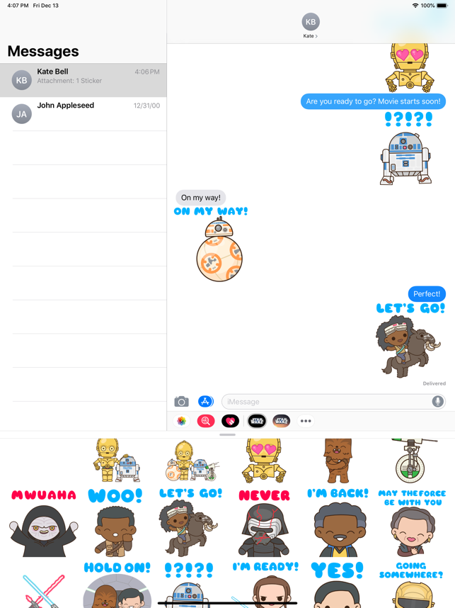 ‎The Rise of Skywalker Stickers Screenshot