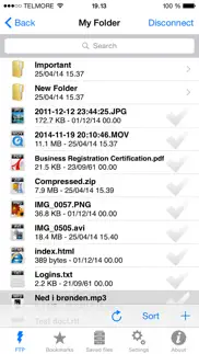ftp client lite iphone screenshot 1