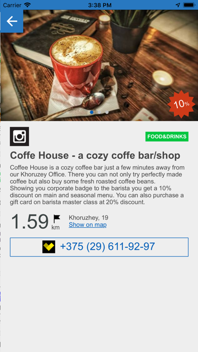ScienceSoft Discounts iPhone screenshot 5 - Travel app