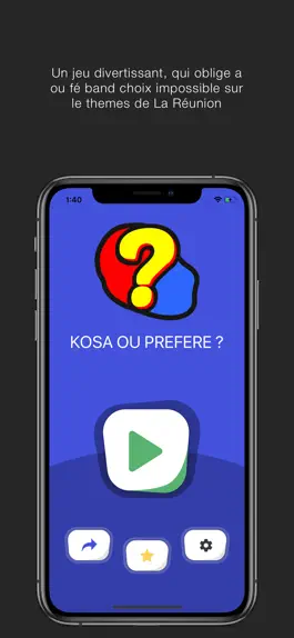 Game screenshot kosa ou prefere ? quiz 974 mod apk