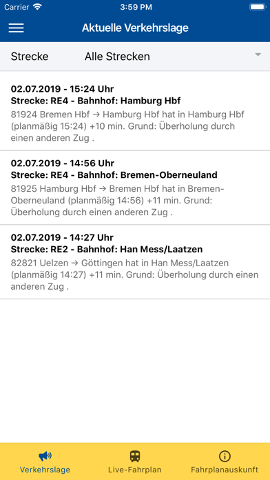 Mein metronom Screenshot