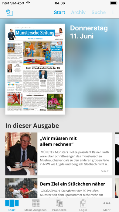 MZ ePaper -Münstersche Zeitung Screenshot