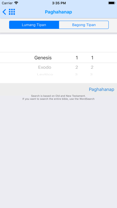 Holy Bible in Filipino Screenshot