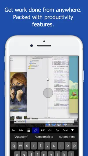 Captura de pantalla de Jump Desktop (RDP, VNC, Fluid) en iPhone 4