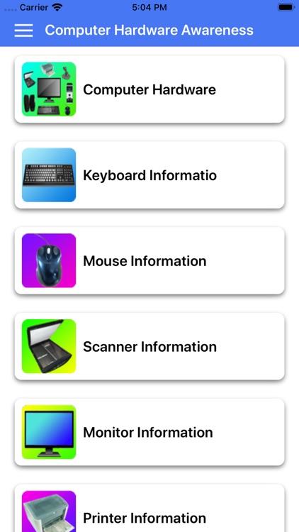 Computer Hardware Awareness