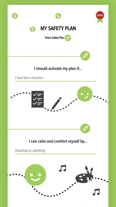Screenshot #2 pour ReMinder Suicide Safety Plan