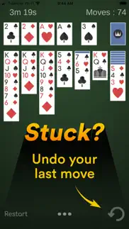 solitaire - classic game iphone screenshot 4