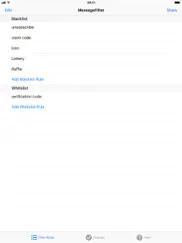 messagefilter pro ipad capturas de pantalla 1