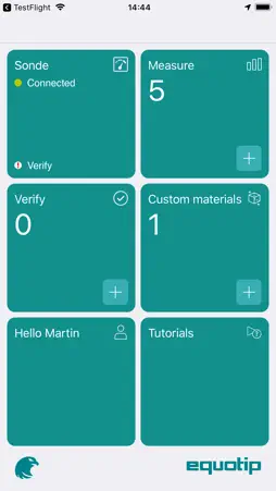 Equotip screenshot 1