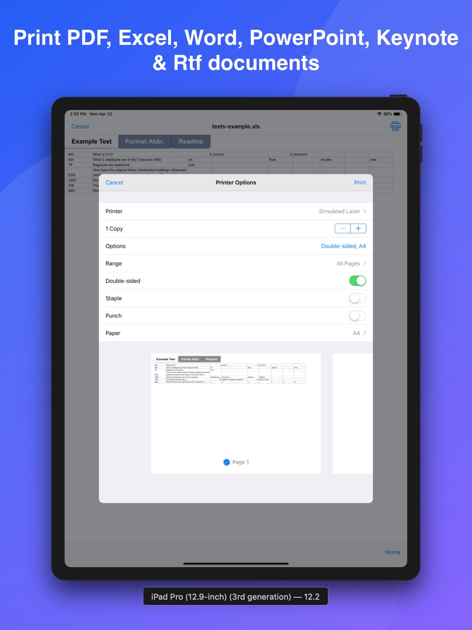 iPad screenshot