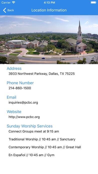 Park Cities Baptist Screenshot