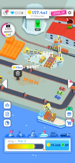 Game screenshot Idle Port - Sea game apk