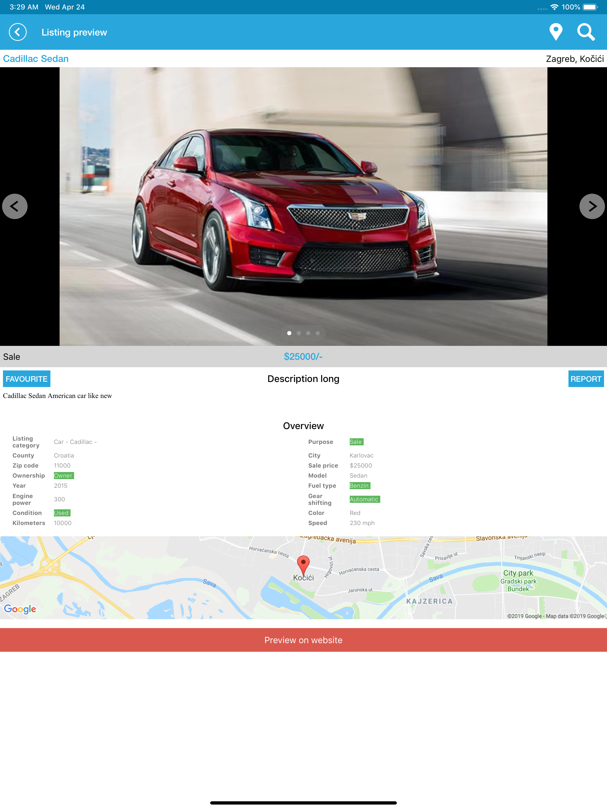 Car Dealer Directory App