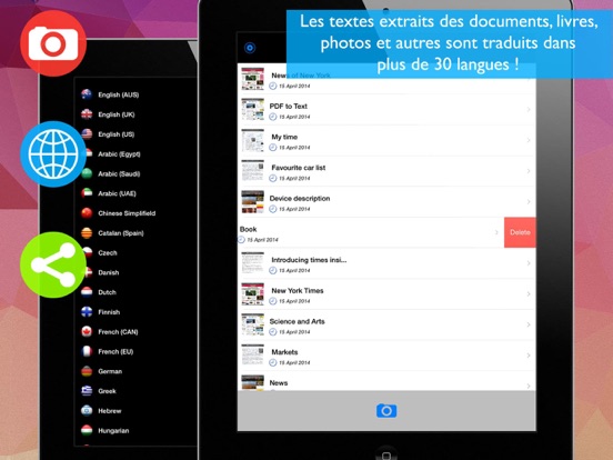 Screenshot #4 pour Extracteur texte + traducteur