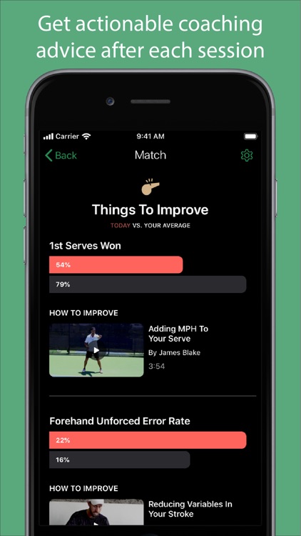 SwingVision: Tennis at Home