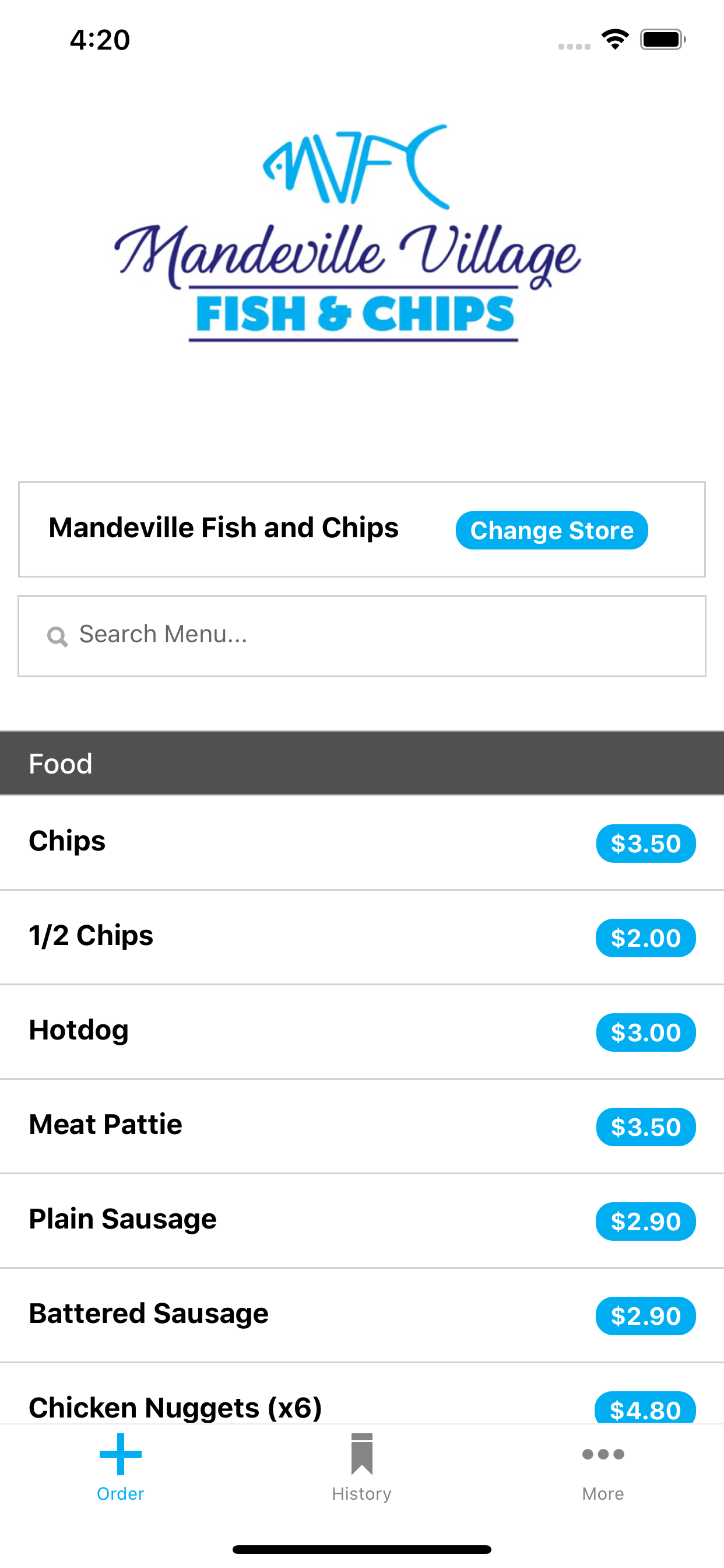 Mandeville Fish and Chips