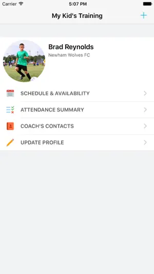 Sportlyzer Player App screenshot 1