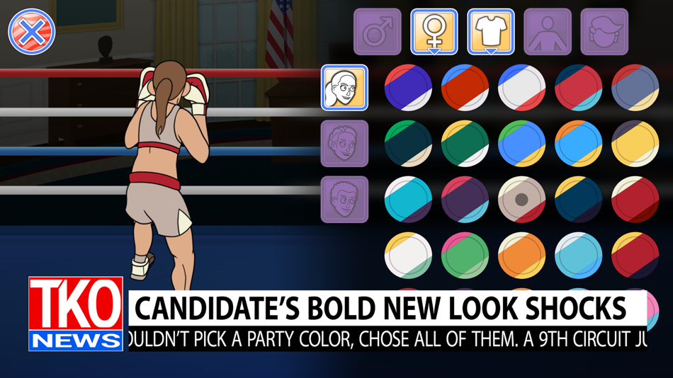 #4. Election Year Knockout: Boxing (iOS) 来自: Exceptionull Games LLC
