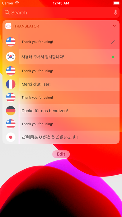iTranslator Widget 2のおすすめ画像1