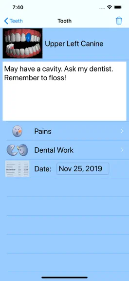 Game screenshot Tooth Notes hack