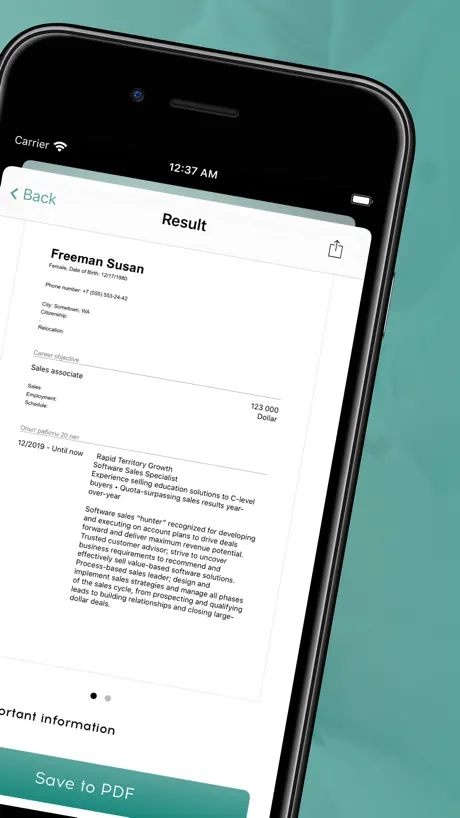 Intelligent Resume Creator: AI