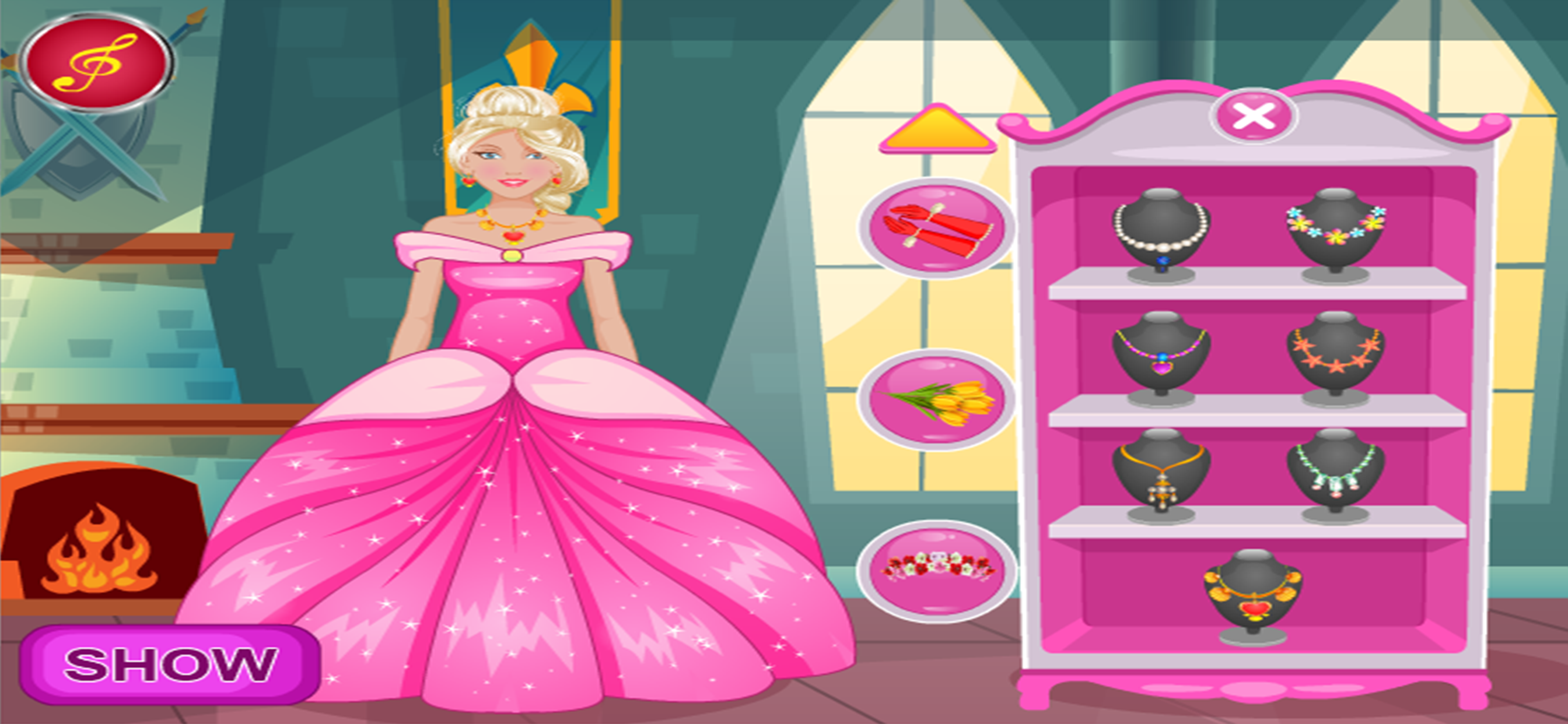 Dress Up Game Sleeping Beauty
