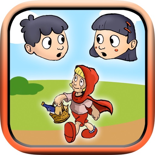 Little red riding hood tale icon