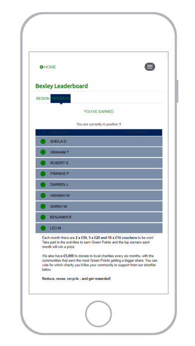 Bexley Green Points screenshot 2