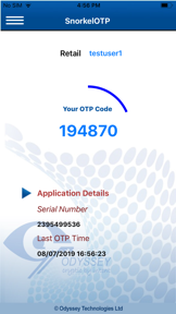 HDFC Bank e-Token screenshot