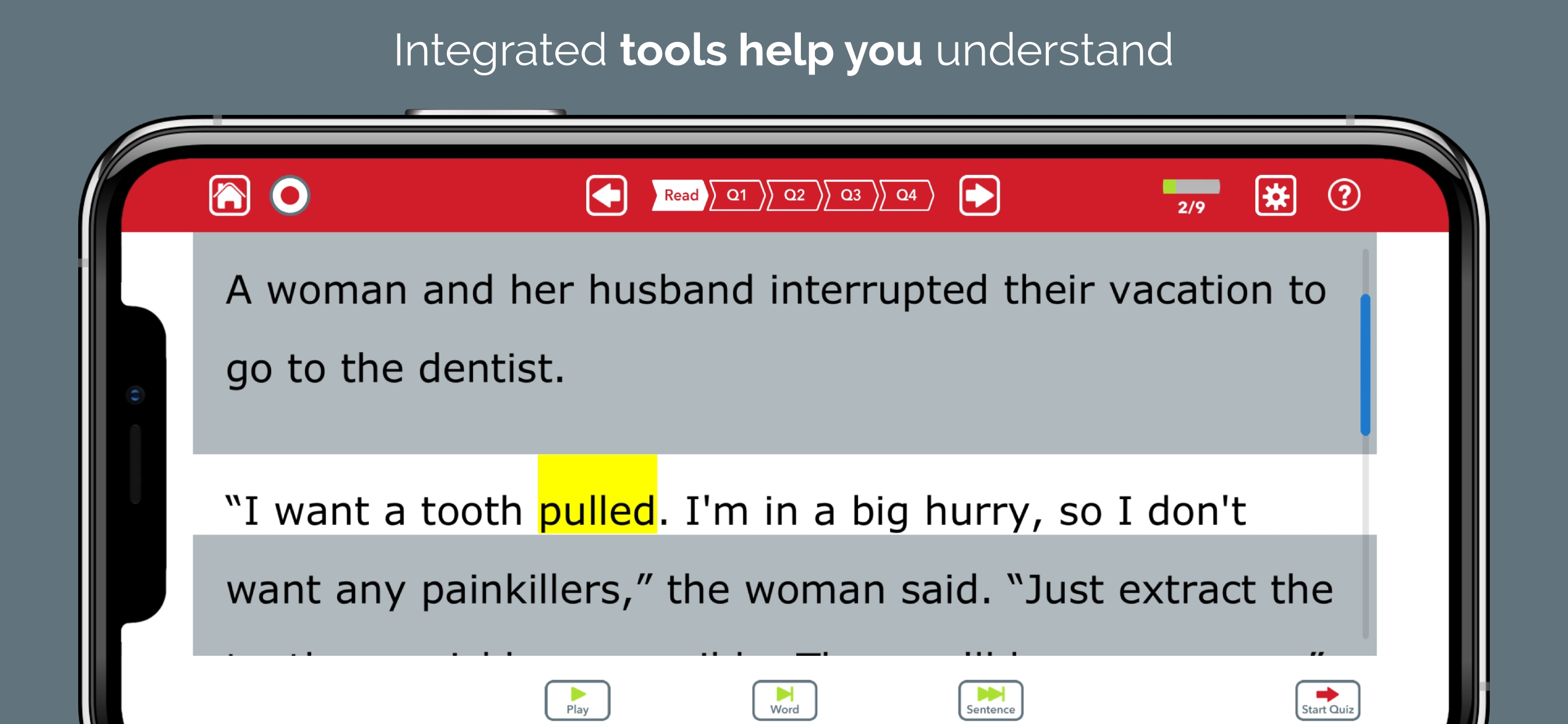Advanced Reading Therapy screenshot 2