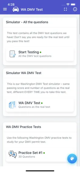 Game screenshot WA DMV Test hack