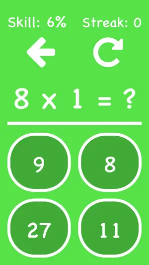 Cool Times Tables Flash Cards screenshot 4